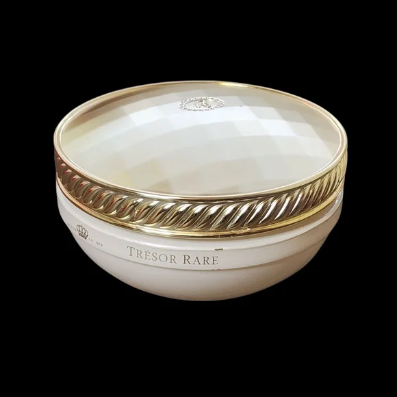 JAR Glass Empty TRESOR RARE w/Gold Lid Perfect For Some New Cream Or Small Items - Picture 6 of 9